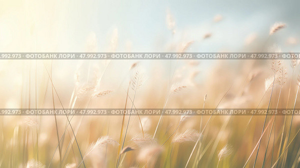 summer beautiful blur blooming field ai generated. Стоковое AI-изображение, AI-художник Vectorwin / Фотобанк Лори
