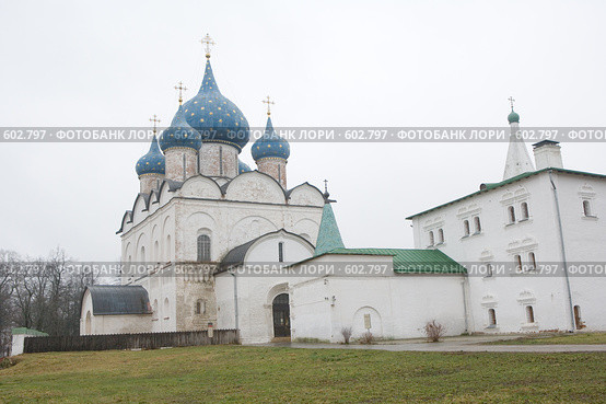 Суздальский кремль. Собор Рождества Богородицы (XIII-ХIX вв.) (2008 год). Редакционное фото, фотограф Михаил Ворожцов / Фотобанк Лори