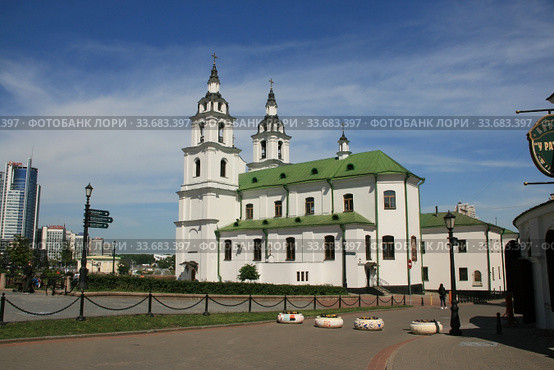 Свято-Духов Кафедральный собор, Минск, Беларусь (2019 год). Стоковое фото, фотограф Марина Шатерова / Фотобанк Лори