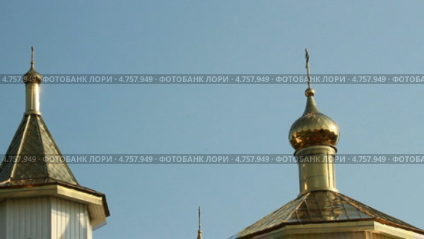 Свято-Георгиевский мужской монастырь "Святые кустики". Башкирия, Благовещенский район. Стоковое видео, видеограф Mikhail Erguine / Фотобанк Лори