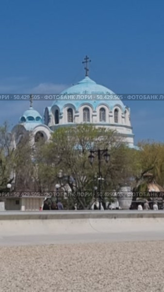Свято Никольский храм в Евпатории. Редакционное видео, видеограф Olga Dmitrieva / Фотобанк Лори