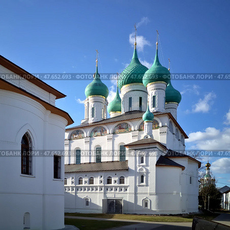 Свято-Введенский собор Толгского монастыря. Стоковое фото, фотограф Николай Белавин / Фотобанк Лори