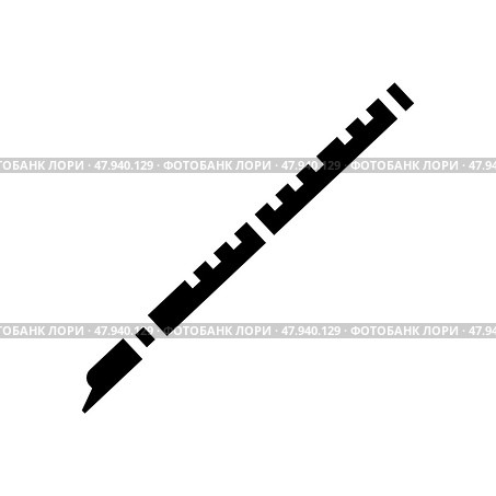 taoist flute taoism glyph icon vector illustration. Стоковая иллюстрация, иллюстратор Vectorwin / Фотобанк Лори