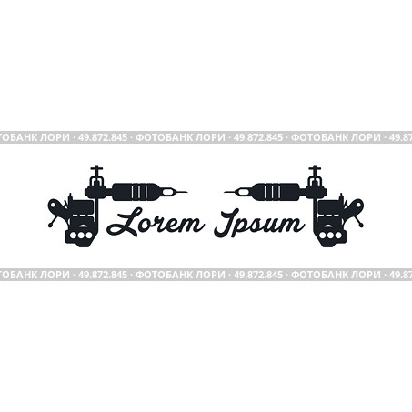 tattoo machine theme. tattoo machine art theme vector art illustration. Стоковая иллюстрация, агентство Ingram Publishing / Фотобанк Лори