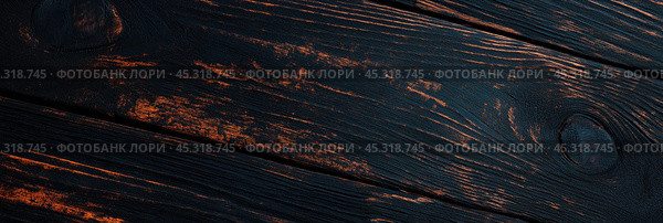 Текстура состаренных темных деревянных досок для проектов в деревенском стиле. Стоковое AI-изображение, AI-художник ФотоИнтеллект / Фотобанк Лори