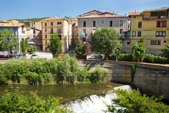 Ter River in Ripoll, Catalonia, Spain (2017 год). Стоковое фото, фотограф Яков Филимонов / Фотобанк Лори