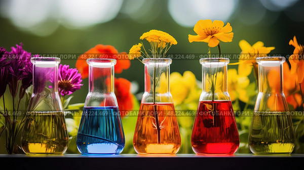 terpenes plant chemistry ai generated. Стоковое AI-изображение, AI-художник Vectorwin / Фотобанк Лори
