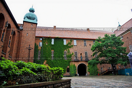 The city hall of Stockholm, Sweden (2012 год). Стоковое фото, фотограф Сергей Стрелков / Фотобанк Лори