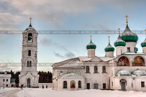 The Holy Trinity Alexander Svirsky Monastery (2013 год). Стоковое фото, фотограф Анна Кривицкая / Фотобанк Лори