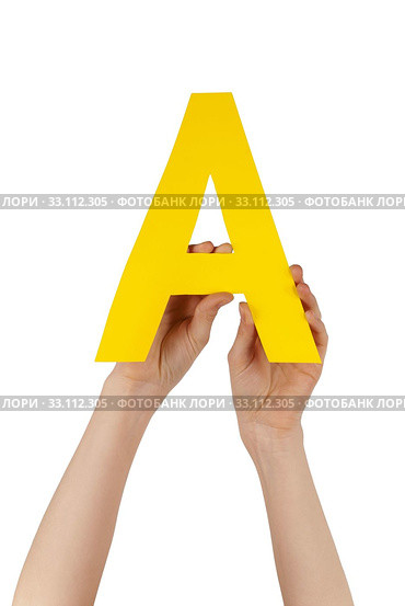 the letter A. Стоковое фото, фотограф Nadja Blume / PantherMedia / Фотобанк Лори