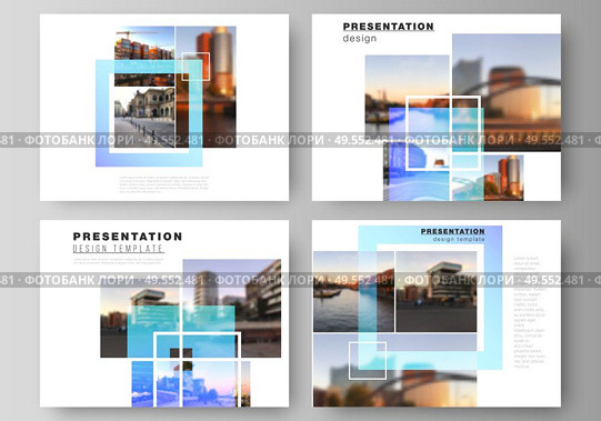 The minimalistic abstract vector illustration of the editable layout of the presentation slides design business templates. Creative trendy style mockups, blue color trendy design backgrounds. The minimalistic abstract vector illustration of the editable layout of the presentation slides design business templates. Creative trendy style mockups, blue color trendy design backgrounds. Стоковая иллюстрация, агентство Ingram Publishing / Фотобанк Лори
