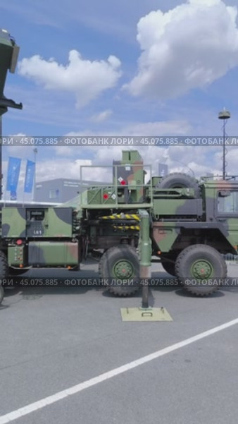 The mobile surface-to-air missile and anti-ballistic missile system MIM-104 Patriot. Редакционное видео, видеограф Sergey Kohl / Фотобанк Лори