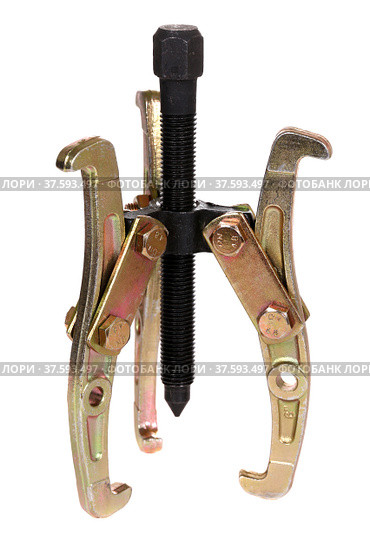 Three jaw inner bearing puller. Стоковое фото, фотограф Art Konovalov / Фотобанк Лори