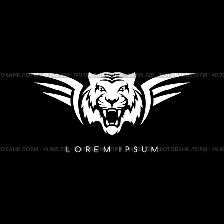 tiger aviator symbol logo logotype theme. tiger aviator symbol logo logotype theme vector illustration. Стоковая иллюстрация, агентство Ingram Publishing / Фотобанк Лори