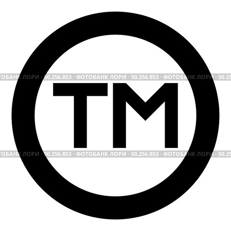 TM letter trademark icon in circle round black color vector illustration flat style simple image. TM letter trademark icon in circle round black color vector illustration flat style image. Стоковая иллюстрация, агентство Ingram Publishing / Фотобанк Лори