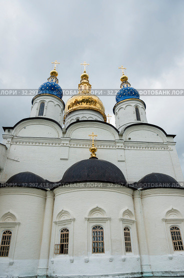 Тобольский Кремль. Софийско-Успенский собор. Tobolsk Kremlin. Sofia-Assumption Cathedral. (2015 год). Редакционное фото, фотограф Евгений Романов / Фотобанк Лори