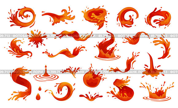 Tomato splash. Vector illustration set. Fresh red tomato splash. Strawberry juice splashes. Cherry soda water spill. Red drops of blood. Ketchup stains. Tomato swirl splash with red sauce drops. Tomato splash. Vector illustration set. Fresh red tomato splash. Strawberry juice splashes. Cherry soda water spill. Стоковая иллюстрация, агентство Ingram Publishing / Фотобанк Лори