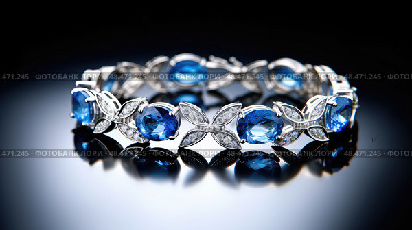 topaz blue gemstone ai generated. Стоковое AI-изображение, AI-художник Vectorwin / Фотобанк Лори