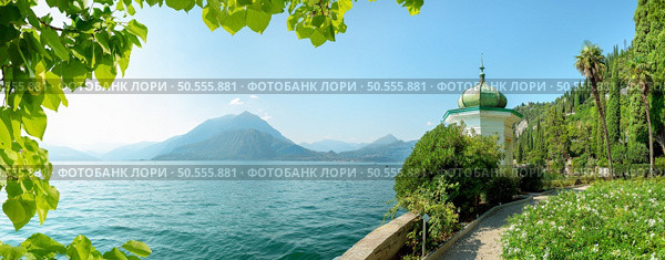 Town of Varenna by Lake Como, Italy. Стоковое фото, агентство Ingram Publishing / Фотобанк Лори