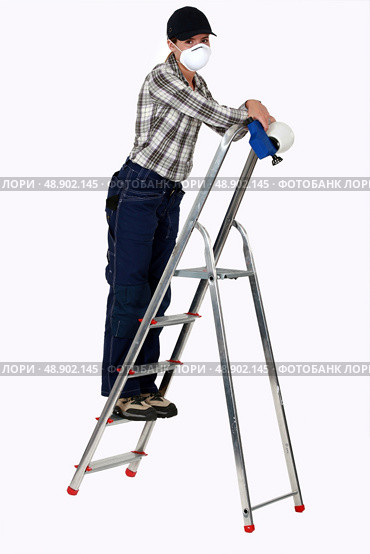 Tradeswoman. Стоковое фото, агентство Ingram Publishing / Фотобанк Лори
