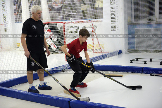 Training complex for hockey players, (2017 год). Редакционное фото, фотограф Анна Кривицкая / Фотобанк Лори