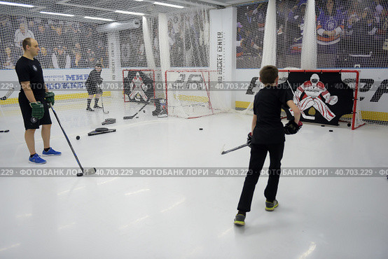 Training complex for hockey players, (2017 год). Редакционное фото, фотограф Анна Кривицкая / Фотобанк Лори