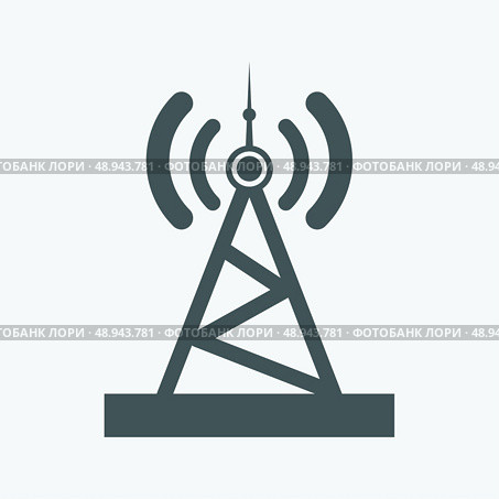 Transmitter icon. Стоковая иллюстрация, агентство Ingram Publishing / Фотобанк Лори