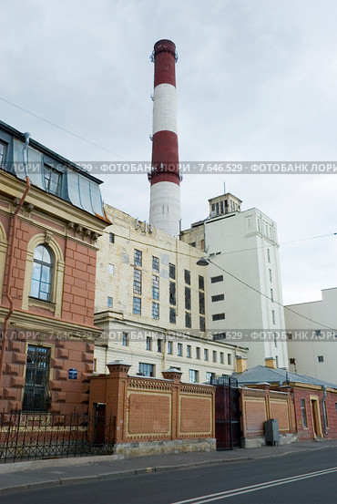 Центральная ТЭЦ ТГК-1. Санкт-Петербург (2015 год). Стоковое фото, фотограф Александр Щепин / Фотобанк Лори