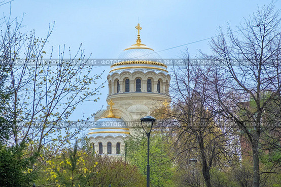 Церковь Милующей иконы Божией Матери после реставрации. Санкт-Петербург (2024 год). Стоковое фото, фотограф Ольга Визави / Фотобанк Лори