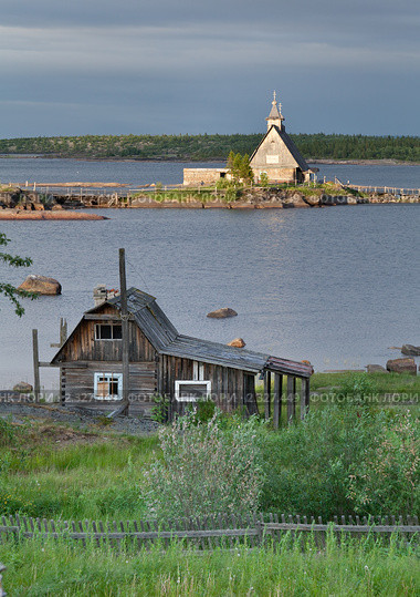 Церковь на острове. Стоковое фото, фотограф Михаил Иванов / Фотобанк Лори