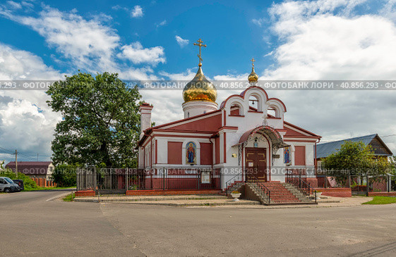 Церковь Никиты Великомученика в Дровосеках, Орехово-Зуево, Московская область (2020 год). Стоковое фото, фотограф Олег Пученков / Фотобанк Лори
