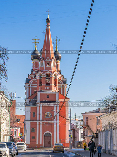 Церковь Николая Чудотворца на Болвановке. Стоковое фото, фотограф Константин Яковлев / Фотобанк Лори