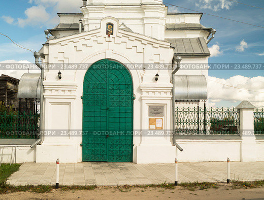 Церковь Николая Чудотворца в поселке Мстёра (2016 год). Стоковое фото, фотограф Сергей Овчинников / Фотобанк Лори