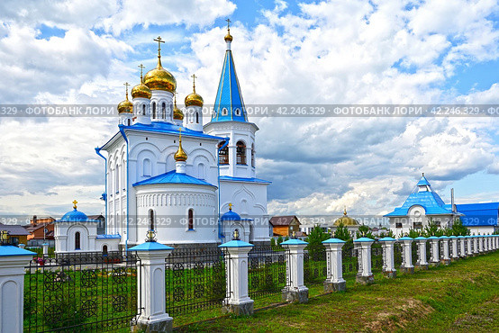 Церковь Покрова Пресвятой Богородицы. Село Мальково. Тюменская область (2023 год). Стоковое фото, фотограф Александр Тараканов / Фотобанк Лори