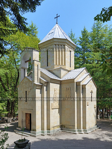Церковь Святого Николая в Боржоми, Грузия (2014 год). Стоковое фото, фотограф Михаил Марковский / Фотобанк Лори