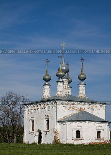 Церковь Входа Господня в Иерусалим в Суздале (2011 год). Стоковое фото, фотограф Бондаренко Олеся / Фотобанк Лори
