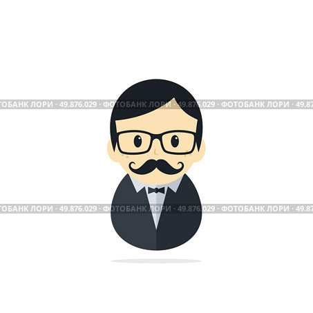 tuxedo man theme vector art graphic illustration. tuxedo man. Стоковая иллюстрация, агентство Ingram Publishing / Фотобанк Лори