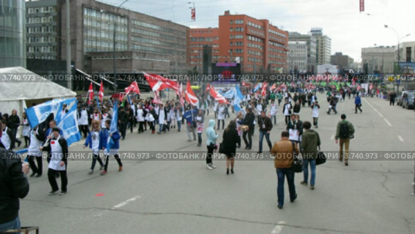 Участники  акции по борьбе с коррупцией, таймлапс (2011 год). Редакционное видео, видеограф Losevsky Pavel / Фотобанк Лори