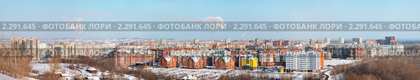 Уфа. Панорама города. (2011 год). Редакционное фото, фотограф Владимир Ковальчук / Фотобанк Лори