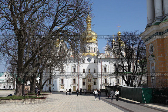Украина. Киев. Успенский собор. Свято-Успенская Киево-Печерская лавра (2011 год). Стоковое фото, фотограф Ерохин Дмитрий Викторович / Фотобанк Лори