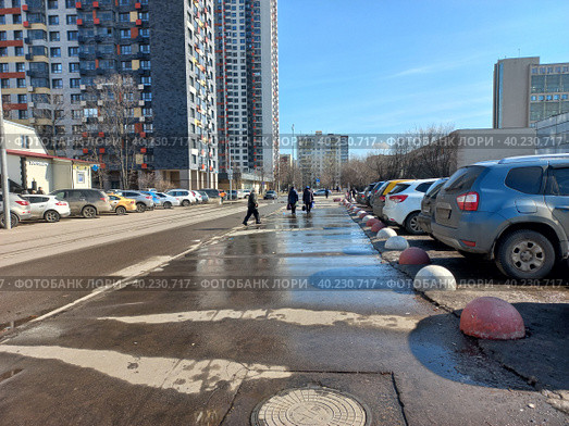 Улица Константина Федина. Район Северное Измайлово. Город Москва (2023 год). Редакционное фото, фотограф lana1501 / Фотобанк Лори