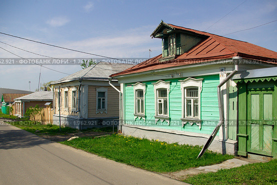 Улица Лазарева в Коломенском кремле. Город Коломна (2010 год). Стоковое фото, фотограф Natalia Sidorova / Фотобанк Лори