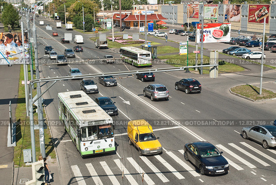 Улица Милашенкова в Москве (2011 год). Редакционное фото, фотограф Алёшина Оксана / Фотобанк Лори