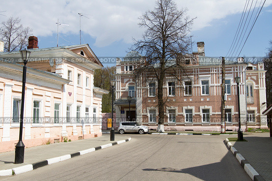 Улица в историческом центре города Городец (2014 год). Стоковое фото, фотограф Ален Лагута / Фотобанк Лори