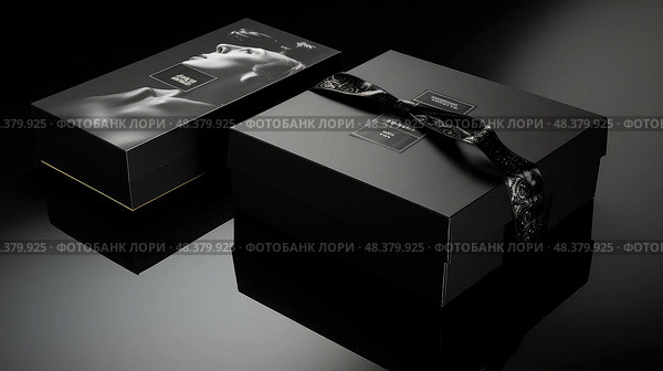uning black box packaging ai generated. Стоковое AI-изображение, AI-художник Vectorwin / Фотобанк Лори