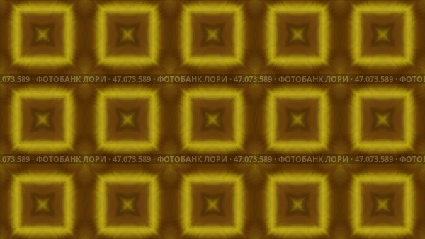 Unique kaleidoscope colorful design with blinking squares. Стоковая иллюстрация, иллюстратор David Kashakhi / Фотобанк Лори