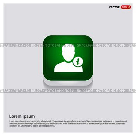 User Info Icon . Стоковая иллюстрация, агентство Ingram Publishing / Фотобанк Лори
