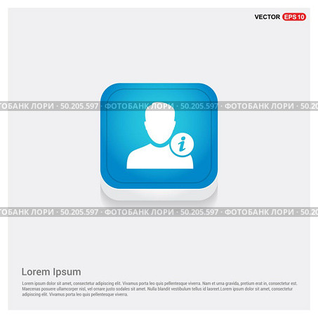 User Info Icon . Стоковая иллюстрация, агентство Ingram Publishing / Фотобанк Лори
