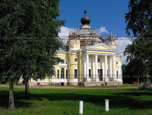 Успенский собор. Город Мышкин. Золотое кольцо России (2008 год). Стоковое фото, фотограф Т. З. / Фотобанк Лори