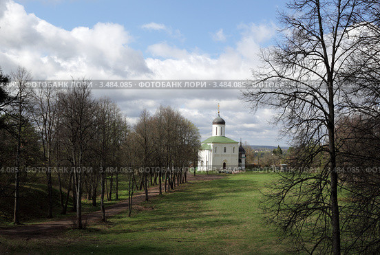 Успенский собор. Город Звенигород (2012 год). Стоковое фото, фотограф Николай Голиков / Фотобанк Лори